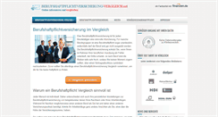 Desktop Screenshot of berufshaftpflichtversicherung-vergleich.net